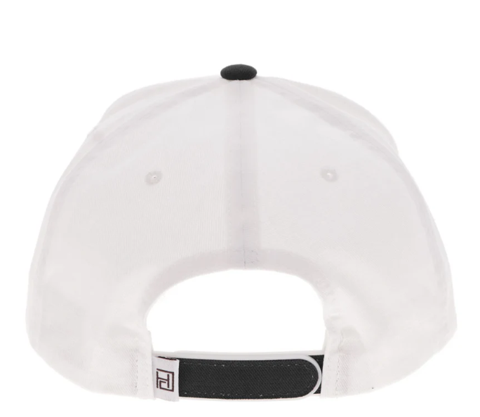 HOOEY "Western Swing" White With Black Embroidery Logo Cap