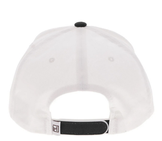 HOOEY "Western Swing" White With Black Embroidery Logo Cap