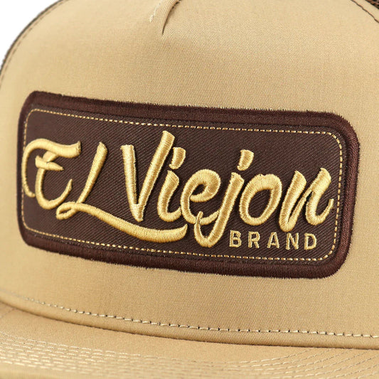 EL VIEJON EVPatch Flat Visor Cap , Khaki