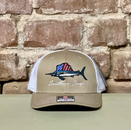 SOUTHERN SNAP USA SAILFISH TRUCKER HAT