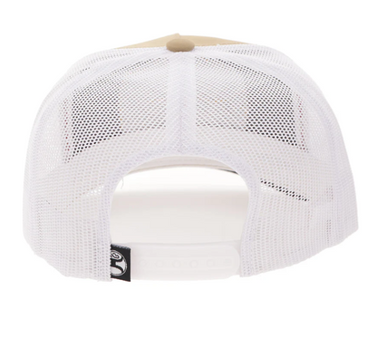 HOOEY Salado Patch Cap, Tan/White
