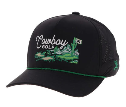 HOOEY Hooey Hills With Golf Course Landscape Cap, White & Black
