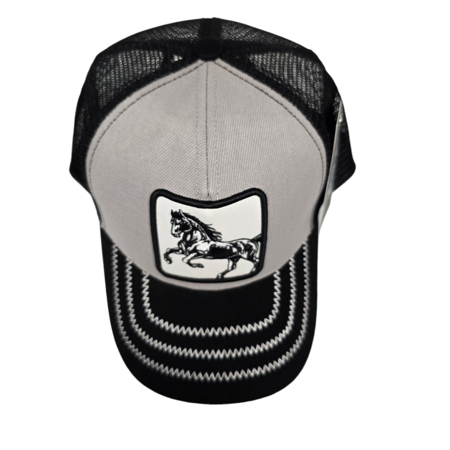EL GENERAL Horse Patch Cap, Gray