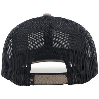HOOEY Rank Stock Logo Trucker Cap, Tan