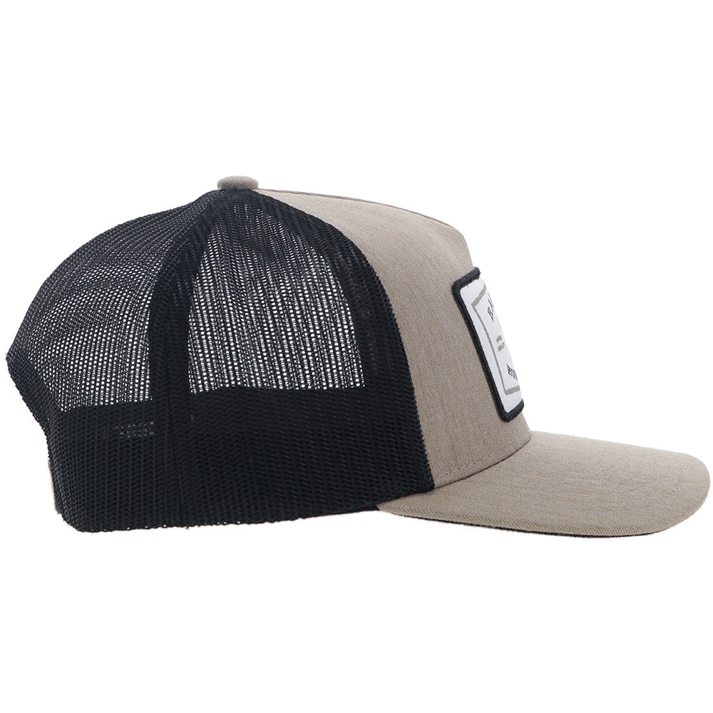 HOOEY Rank Stock Logo Trucker Cap, Tan