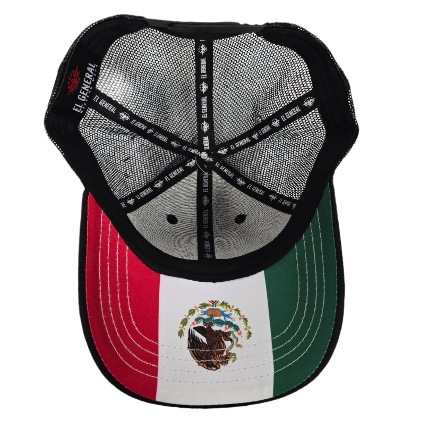 EL GENERAL Mexico Logo Embroidery Cap, Black