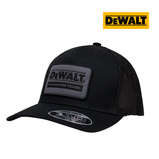 DEWALT Men's Oakdale Trucker Hat Mesh Patch , Black/Grey