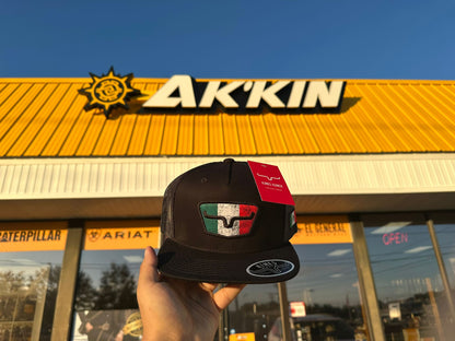 KIMES RANCH Tri Color Cap, Black